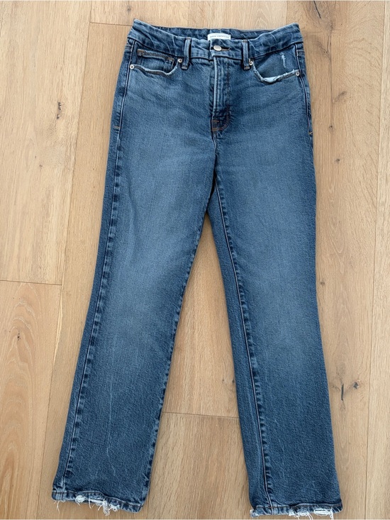 Good American Denim - Good American Good Legs Straight Jeans Women’s 6/28  Raw Hem Stretch*X5